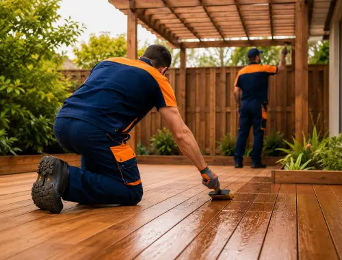 Timber deck staining and finishing for refreshed outdoor timber surfaces