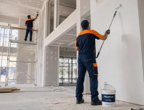 Painting and finishing services for new homes and construction projects