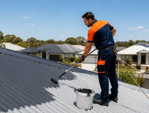 Residential roof painting for suitable homes and exterior projects
